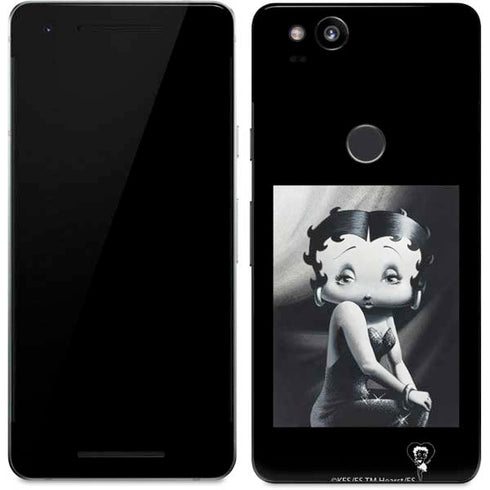 Betty Boop Black and White Google Pixel 2 Skin